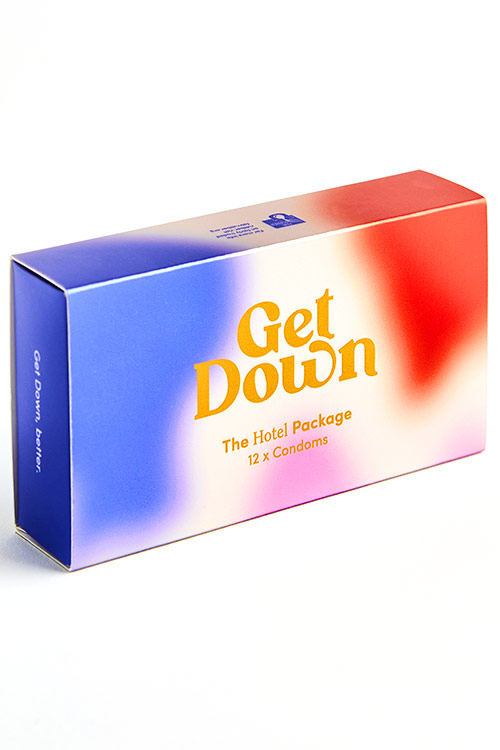 Get Down The Hotel Package 12 Pack Ethical Latex Condoms