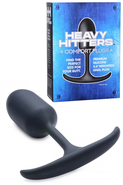 Heavy Hitters 4.6" Premium Silicone Weighted Butt Plug