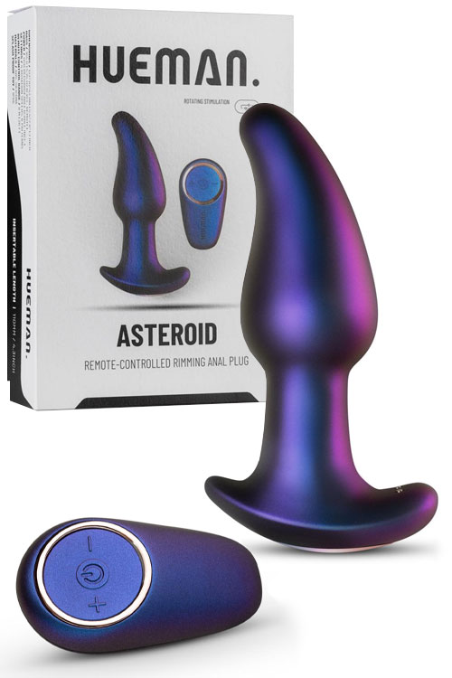 Asteroid 4.5" Rimming Butt Plug With Remote