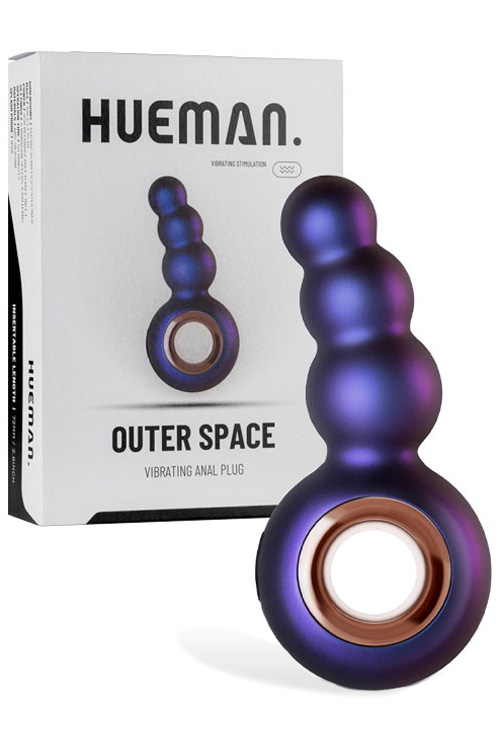 Hueman Outer Space 5.2&quot; Vibrating Butt Plug