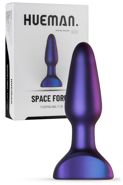 Hueman Space Force 5.5&quot; Thumping Butt Plug