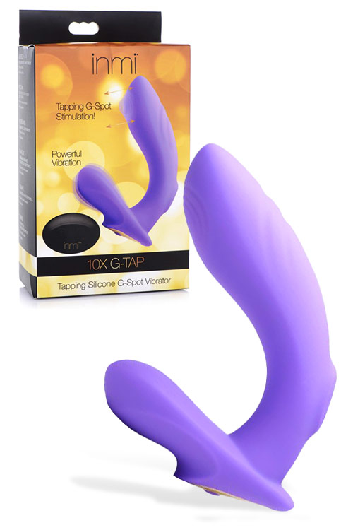 Tapping Silicone G-Spot Vibrator with Remote