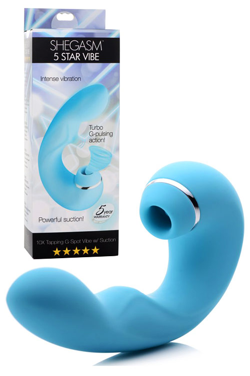 Shegasm Tapping G-Spot Vibrator with Suction & Vibration
