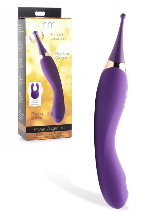 Dual-Ended Silicone Pulsing & Pinpoint G-Spot Vibrator