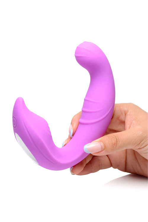 Inmi Come 4 Me - 4.6&quot; Come Hither G-Spot Vibrator with Remote Control