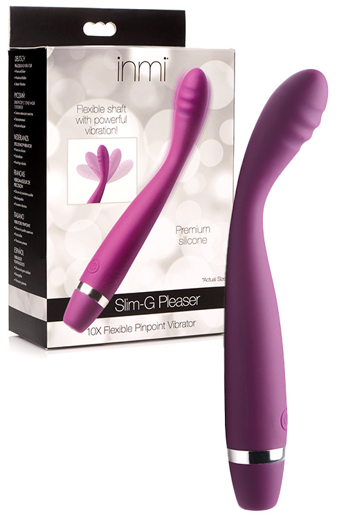 Inmi Slim G Pleaser 6.9&quot; Flexible Pinpoint Vibrator