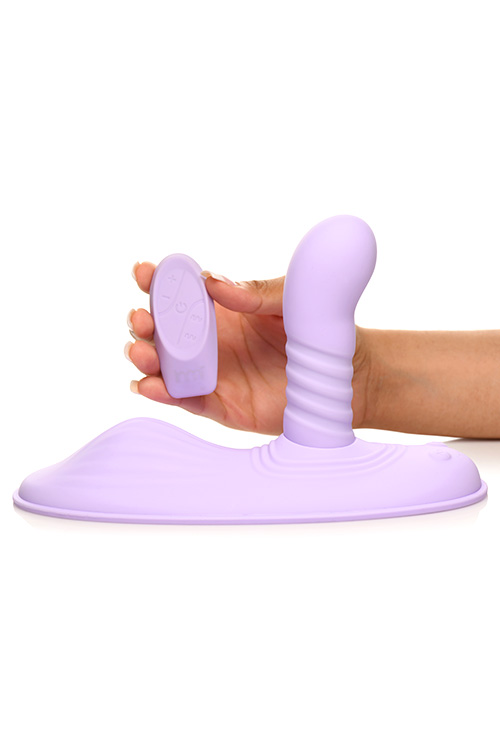 Inmi Thrust 'N' Grind 9.3&quot; Remote Controlled Grinder Pad with Thrusting Dildo