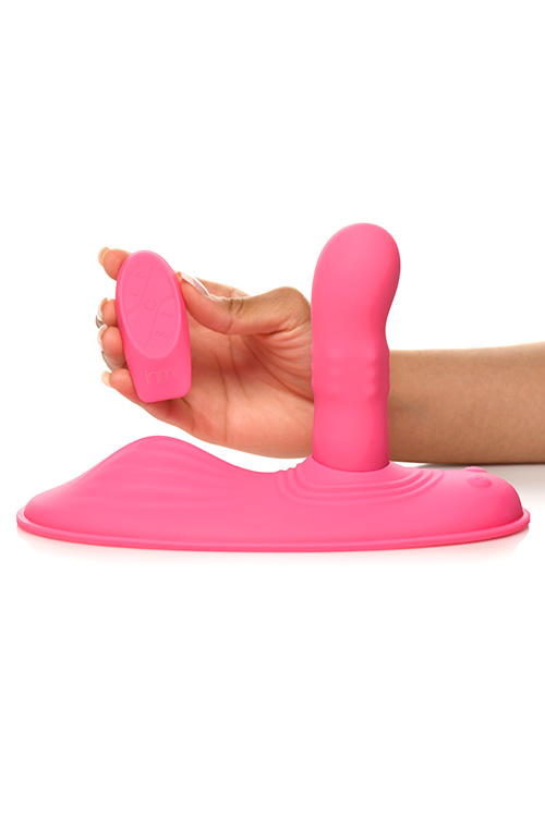 Inmi Spin 'N' Grind 9.3&quot; Remote Controlled Grinder Pad with Rotating Dildo