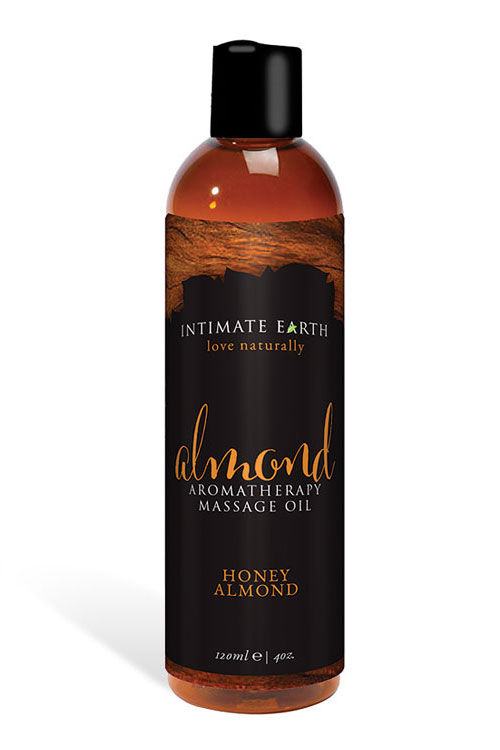 Intimate Earth Aromatherapy Massage Oil Honey Almond (120ml)