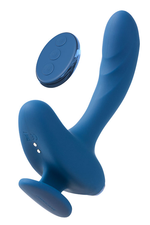 JimmyJane Solis Kyrios 6.4&quot; Remote Controlled Heated Prostate Massager with Finger Grip