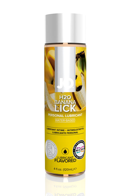 JO Banana Lick - Water-based Flavoured Lubricant 4 Oz/120ml