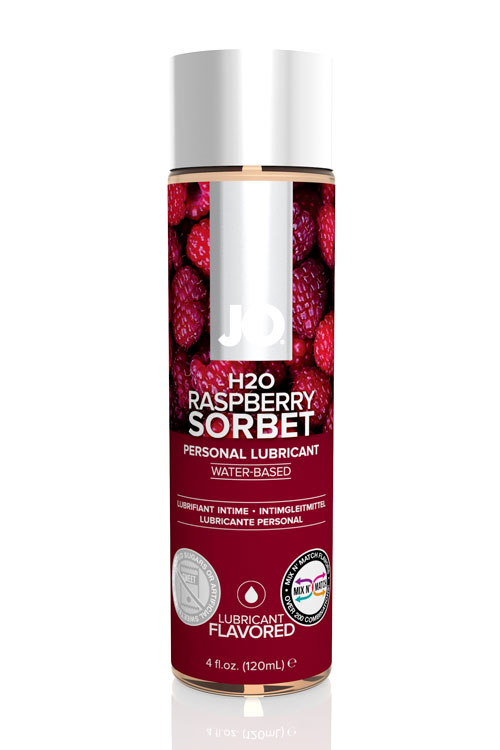 Raspberry Sorbet - Water-based Flavored Lubricant 4 Oz/120ml