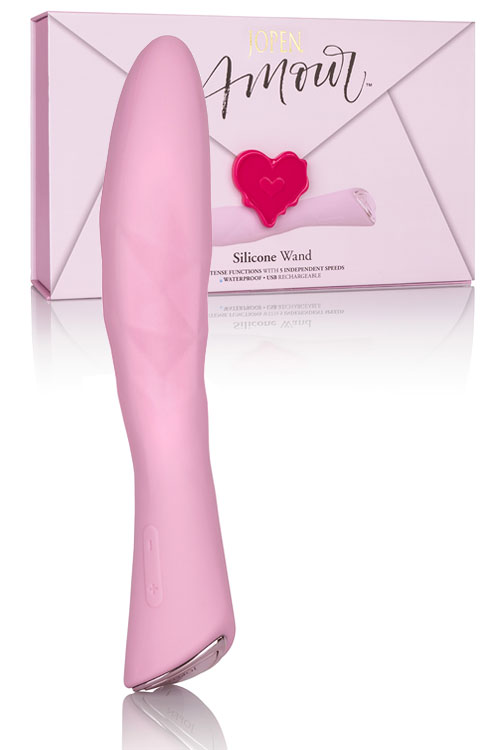 Amour Rechargeable Silicone 8" Wand Vibrator