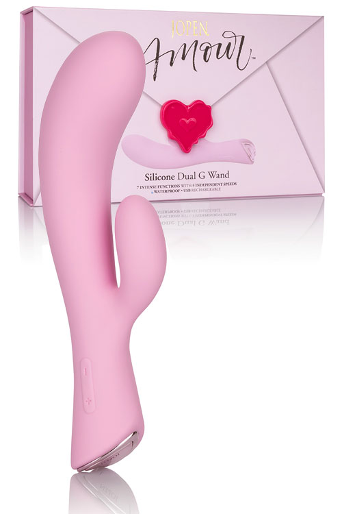 Amour Rechargeable Silicone 7" G-Spot Rabbit Vibrator