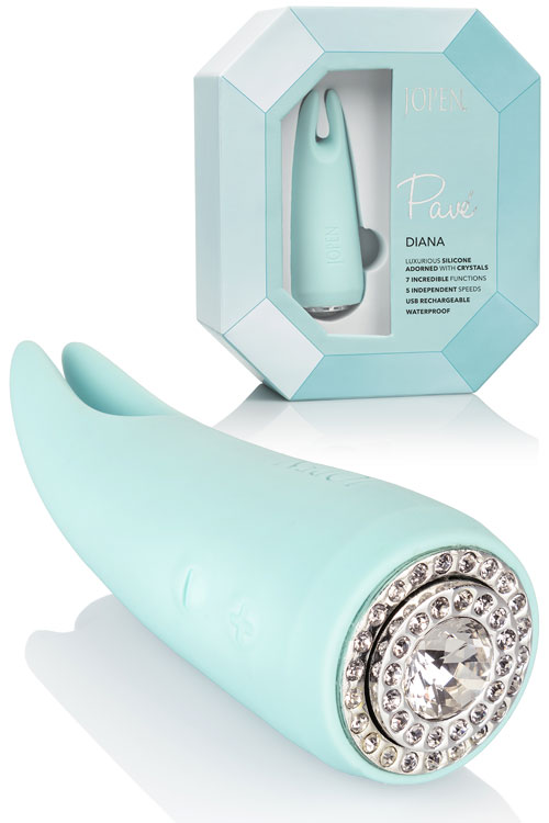 Diana 4" Clitoral Vibrator with Crystal Base