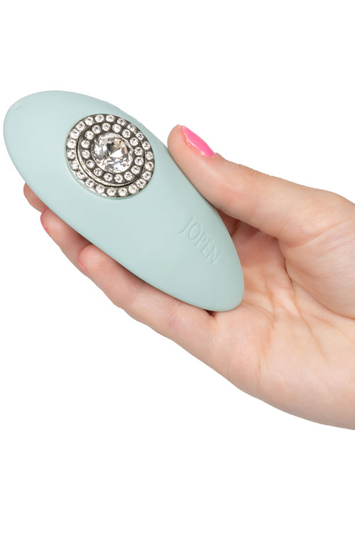 Jopen Grace 4&quot; Vibrating Massager with Crystal Base