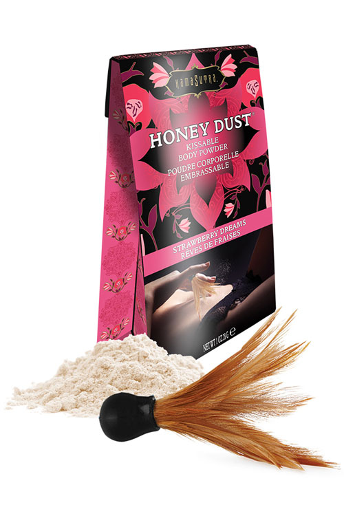 Kama Sutra Strawberry Dreams Flavoured Body Dust (Travel Size)