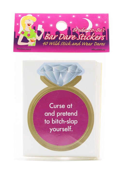 Bride-To-Be's Bar Dare Stickers (40 Pack)
