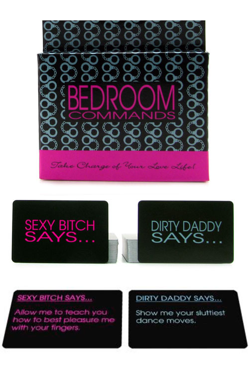 Bedroom Commands Couple's Card Game