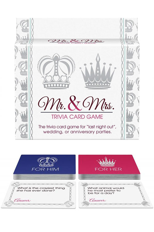 Mr & Mrs Trivia Card Game