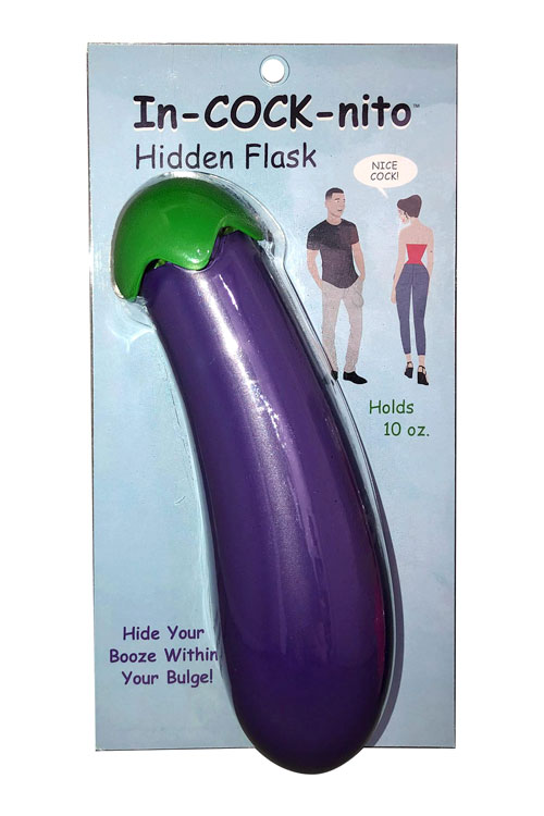 In-Cock-Nito Eggplant Flask