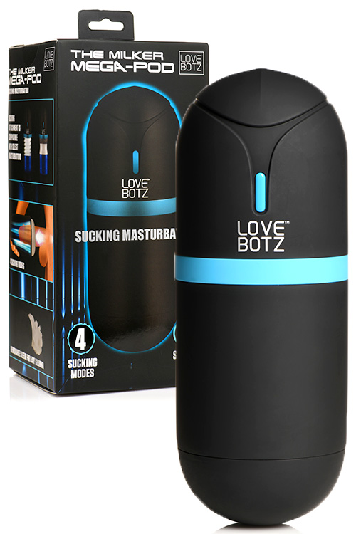 LoveBotz Milker Mega Pod 7.6&quot; Double Ended Sucking Masturbator