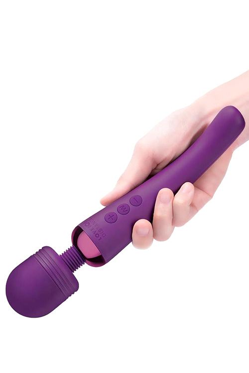 Love Distance Grasp 9&quot; App Controlled Vibrating Wand Massager