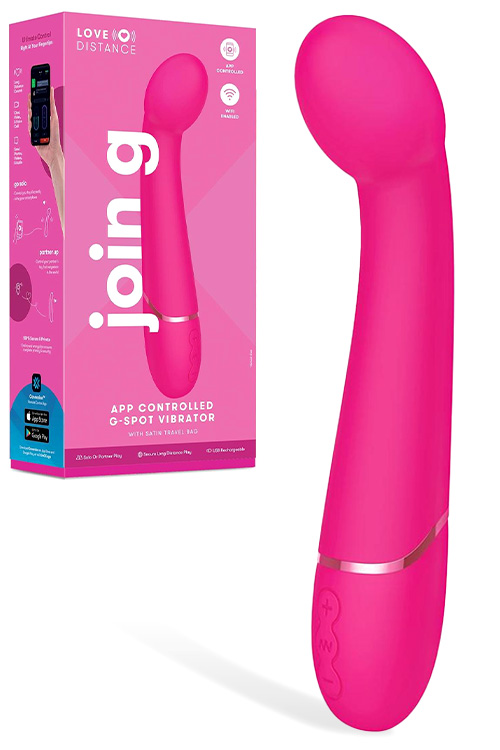 Love Distance Join G - 8.5&quot; G-Spot Vibrator with App Control