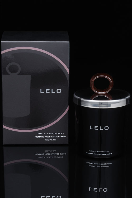Lelo Flickering Touch Massage Candle - Vanilla & Crème de Cacao