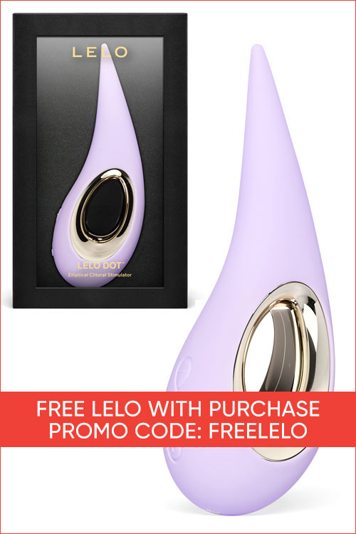 Lelo Dot 7.4&quot; Infinite Loop Clitoral Vibrator