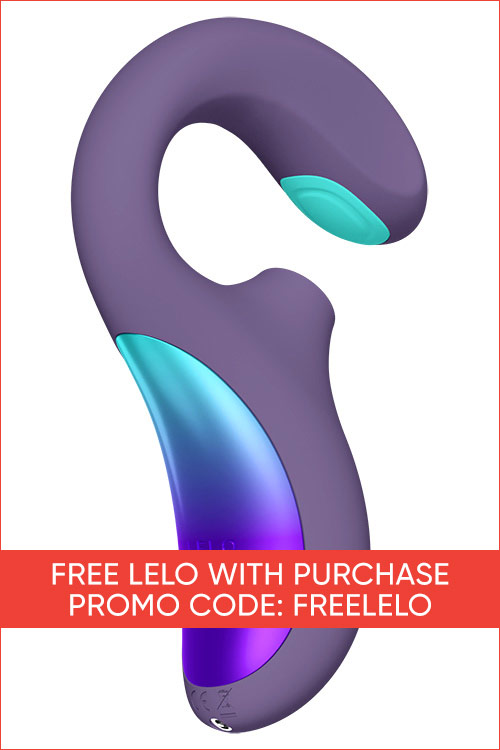 Lelo Enigma Double Sonic 7.1&quot; Sonic Wave Rabbit Vibrator with A Spot Stimulation