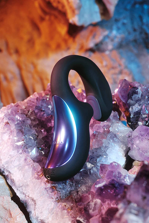 Lelo Enigma Double Sonic 7.1&quot; Sonic Wave Rabbit Vibrator with A Spot Stimulation