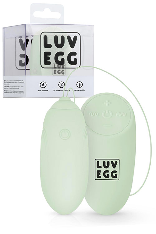 LUV EGG 6.3&quot; Vibrating Luv Egg with Remote Control