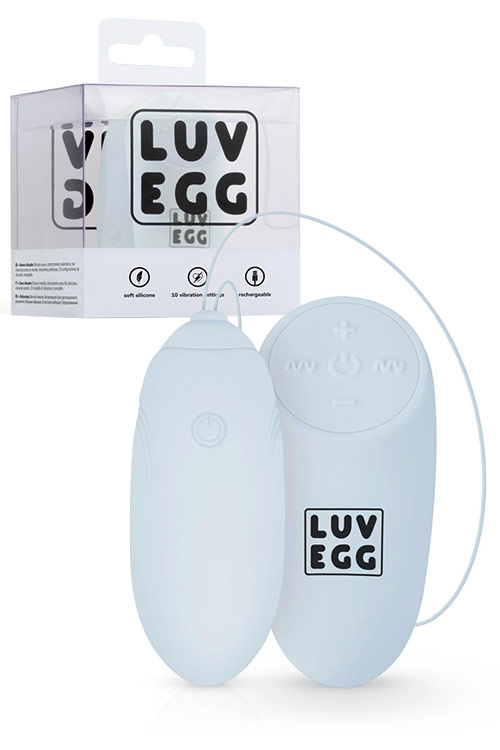 6.3" Vibrating Luv Egg with Remote Control