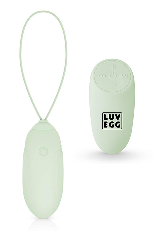 LUV EGG 6.3&quot; Vibrating Luv Egg with Remote Control