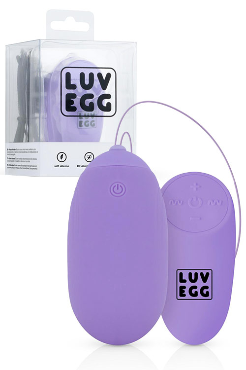 6.3" Vibrating Luv Egg XL with Remote Control