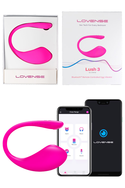 Lovense Lush 3 App Controlled Vibrating Egg