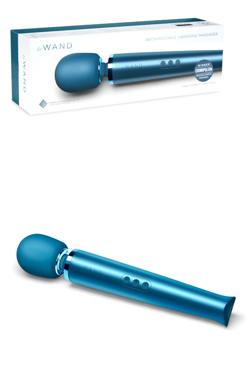 Le Wand Rechargeable Cordless 13.25&quot; Massager with Flexible Head