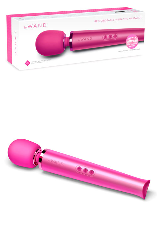 Le Wand Rechargeable Cordless 13.25&quot; Massager with Flexible Head