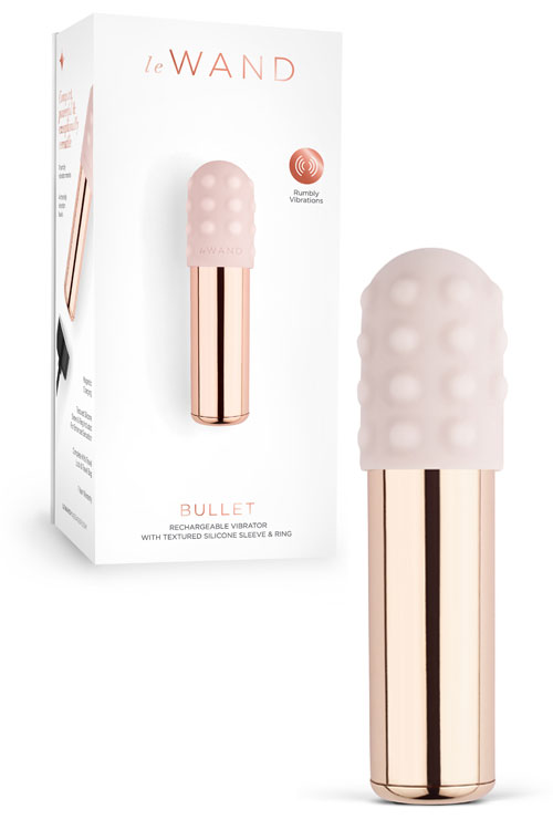 Le Wand Bullet 3&quot; Rechargeable Bullet Vibrator with Removable Silicone Sleeve