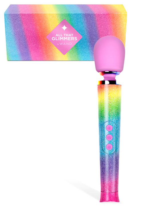 Le Wand 10&quot; Rainbow Ombre Limited Edition Petite Massager