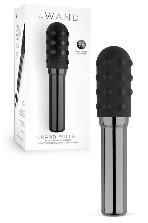 Le Wand 4.75&quot; Grand Bullet with Removable Silicone Sleeve