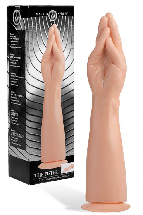 15" Realistic Hand & Forearm Dildo with Suction Cup Base