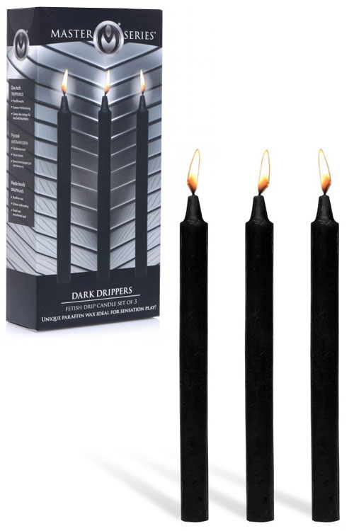 Master Series 7&quot; Fetish Drip Candles (3 Pack)