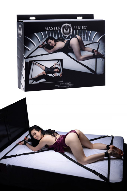 Master Series Interlace Over & Under The Bed Restraint Kit
