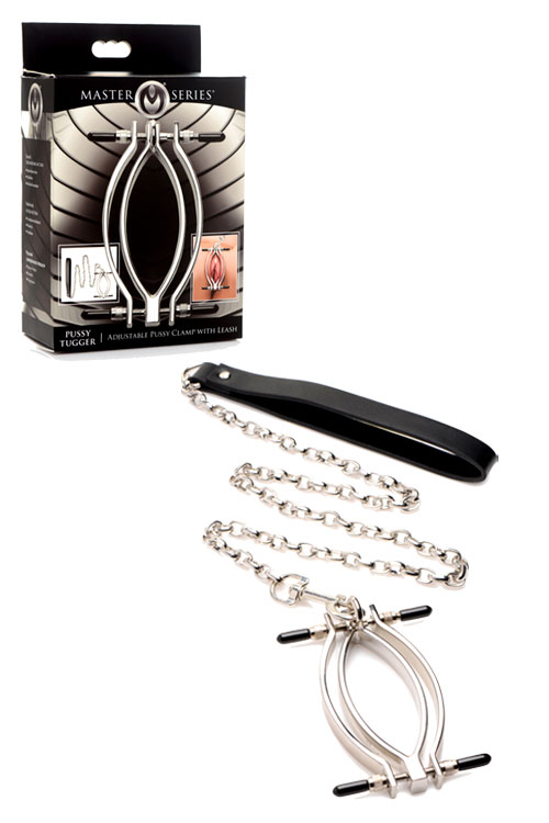 Pussy Tugger - 3" Adjustable Vaginal Clamp with Leash