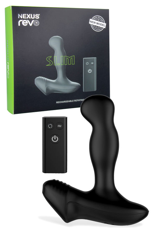 Revo Slim Rotating Prostate Massager with Remote Control