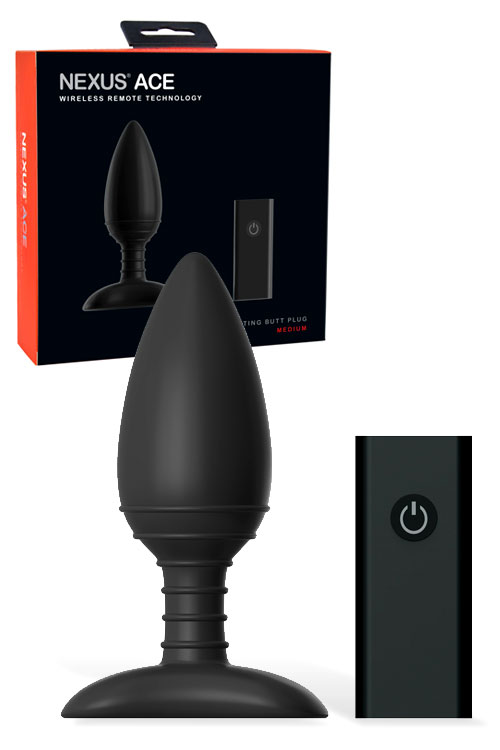 Nexus Ace Remote Control Vibrating Butt Plug (Medium)