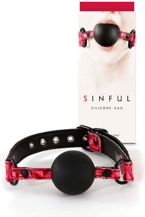 Soft Silicone 2" Ball Gag with Adjustable Strap