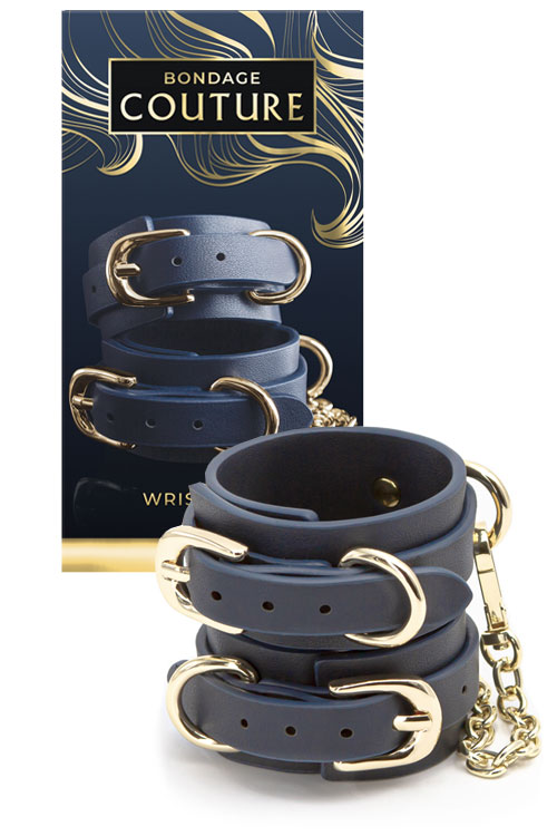 Bondage Couture Vegan Leather Wrist Cuffs